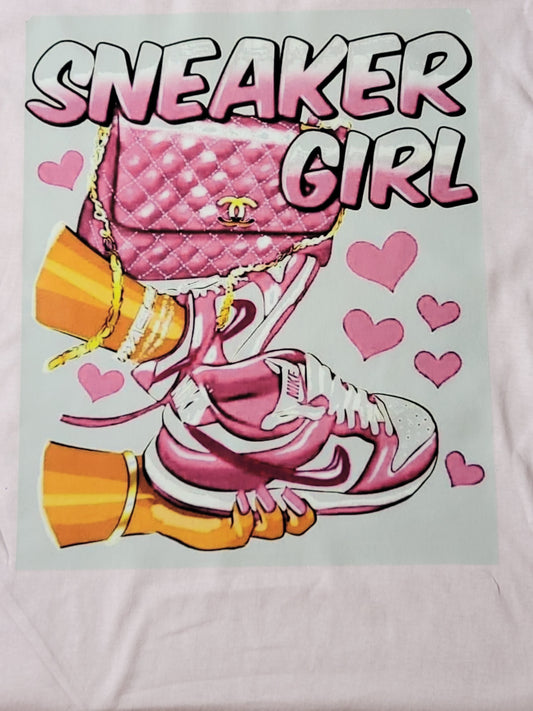 Pink Sneaker Girl